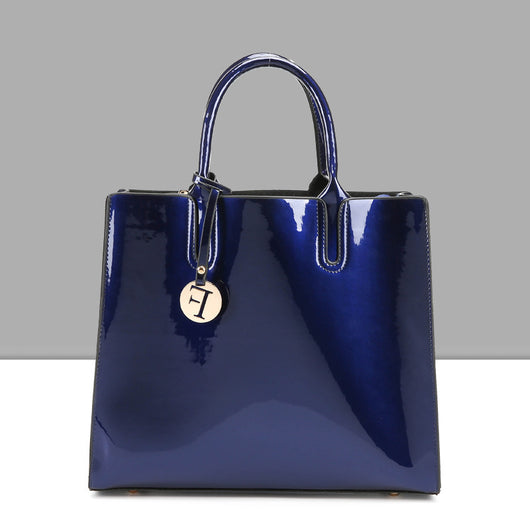 Bolso Maternal de Charol Brillante con Compartimentos Inteligentes - Image 11
