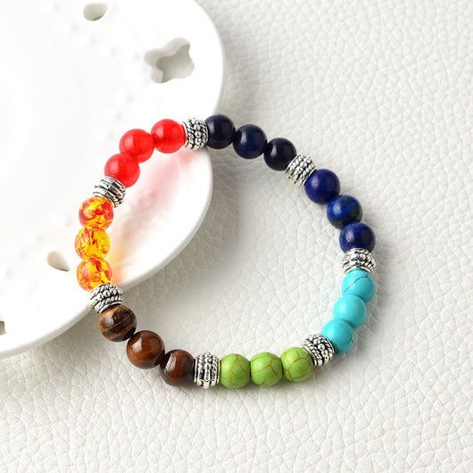 Pulsera Chakra de Piedras Naturales para Yoga y Energía - Image 23