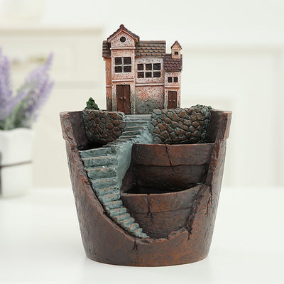 Maceta Decorativa con Suculentas - Miniatura de Jardín y Bonsái - Image 8