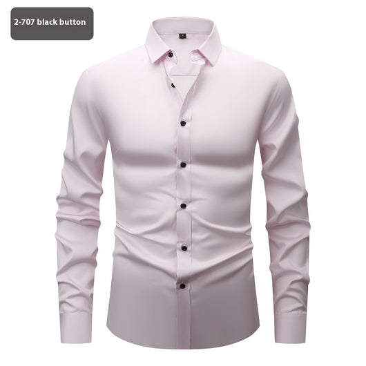 Camisa Elástica Cuatro Direcciones para Hombre - Manga Larga - Image 8
