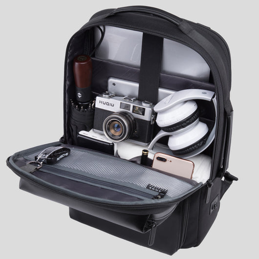 Mochila de Viaje para Laptop con Carga USB - Bolso Ejecutivo Resistente - Image 5