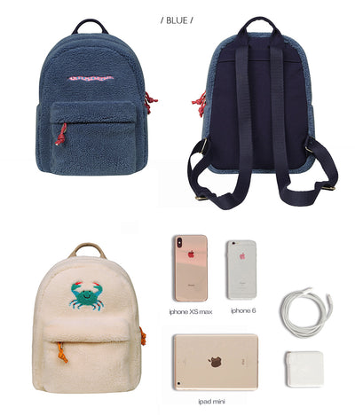 Mochila de Polar Bordada - Diseño Exclusivo y Funcional - Image 3
