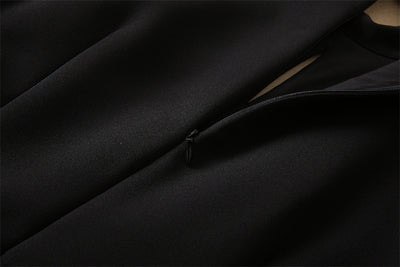 Jumpsuit Ejecutivo de Manga Larga con Cintura Ajustada Negro - Image 28