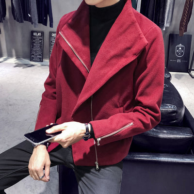 Abrigo de Lana Estilo Hong Kong para Hombre - Image 5