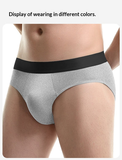 Calzoncillos Hombre Talla Grande Estilo Europeo - Tela Seda de Hielo Transpirable - Image 9