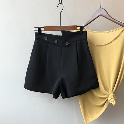 Short Ejecutivo de Corte Asimétrico para Mujer - Image 11