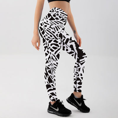 Leggings Deportivos de Cintura Alta con Estampado y Tecnología Transpirable - Image 3