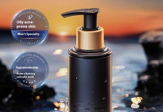 Limpiador Facial Antibacterial Regulador de Grasa y Eliminador de Puntos Negros para Hombres - Image 7