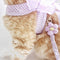 Ropa de Tracción a Cuadros Morados para Perros y Gatos