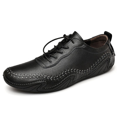 Zapatos de Cuero con Forro Polar para Invierno - Cierre Elástico Ajustable - Image 2