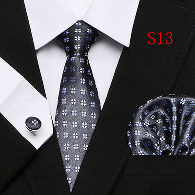 Traje de Tres Piezas Paisley Estilo Europeo y Americano - Image 55