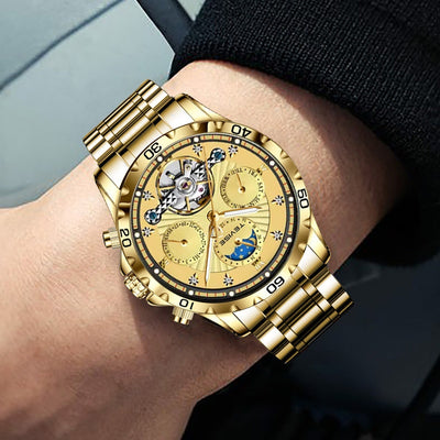 Reloj Mecánico Tourbillon Acero Inoxidable Resistente al Agua para Hombre - Image 17