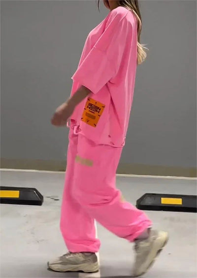 Conjunto de Dos Piezas: Playera Oversized y Pantalón Holgado - Image 18