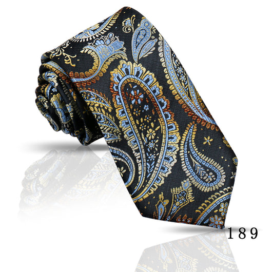 Corbata Casual Ejecutiva de Poliéster Jacquard para Hombre - Image 26
