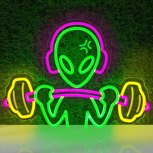 Letras Decorativas Neón Alien en Inglés - Image 6