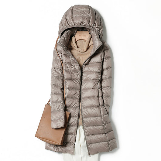 Chaqueta Acolchada Ligera Talla Grande para Mujer