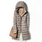 Chaqueta Acolchada Ligera Talla Grande para Mujer