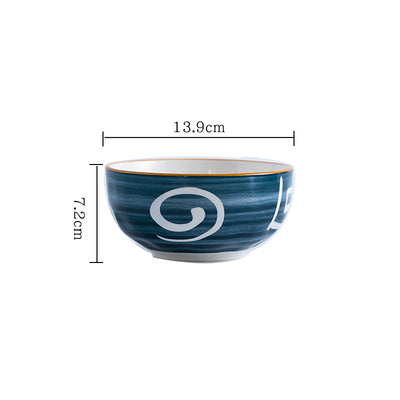 Cuenco Japonés de Cerámica para Postres y Ensaladas - Image 6