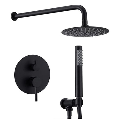Conjunto de Ducha Empotrada Negra con Control de Temperatura - Image 17