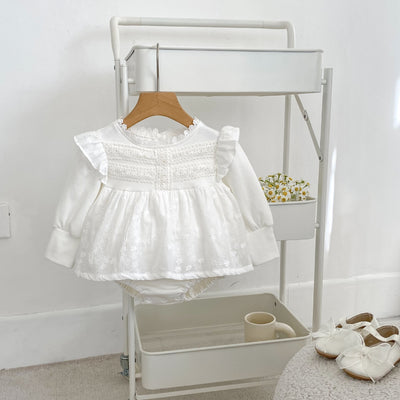 Vestido Princesa Niña con Detalles Bordados y Falda Superpuesta - Image 12