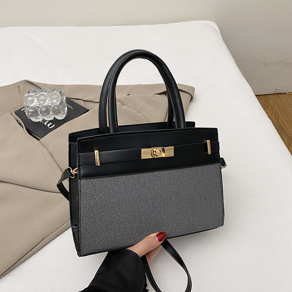 Bolsa Crossbody Retro con Bloques de Color - Image 6