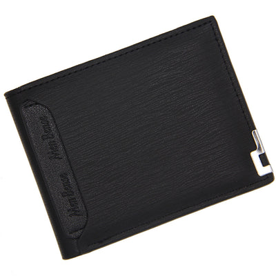 Cartera Corta para Hombre Estilo Fashion Casual con Borde de Hierro - Image 3