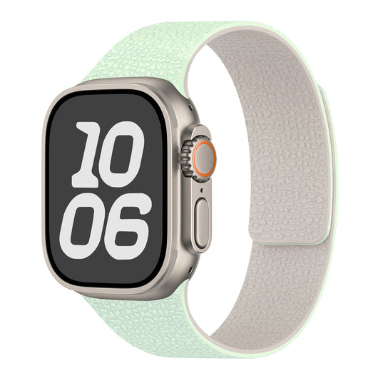 Correa Magnética para iWatch S10 Patrón Litchi Silicona Suave - Image 17