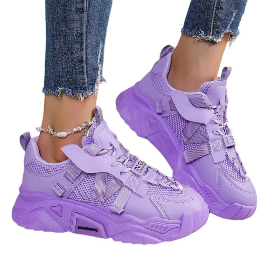 Zapatillas Deportivas Plataforma Mesh para Mujer - Comodidad Transpirable - Image 5