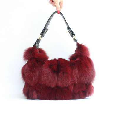 Bolso de Hombro para Mujer con Correa Ajustable - Diseño Elegante en Pelaje - Image 4