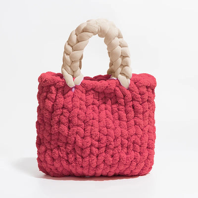Bolsa Bucket Tejida a Mano para Mujer - Image 18