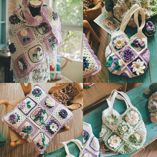 Manta Chal Wisteria - Bolsa Regalo Versátil - Image 33