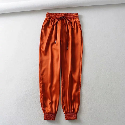Pantalones con Cintura Elástica y Cordón Ajustable - Image 8
