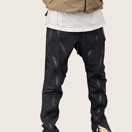 Pantalones Casuales Geométricos Funcionales para Hombre y Mujer - Otoño - Image 9