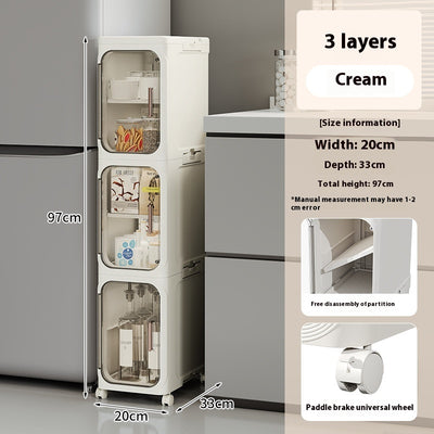 Gabinete Organizador Plegable Multifuncional para Baño - Image 9
