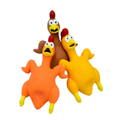 Juguete Interactivo Pollo Chirriante Resistente a Mordidas para Perros - Image 4