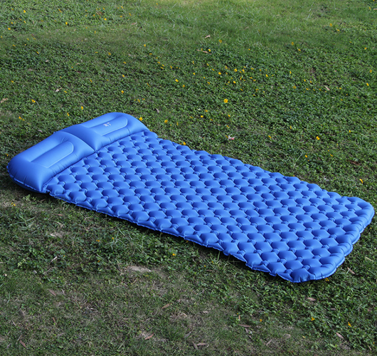 Colchón Inflable Doble para Camping y Playa - Cómodo Descanso al Aire Libre - Image 4