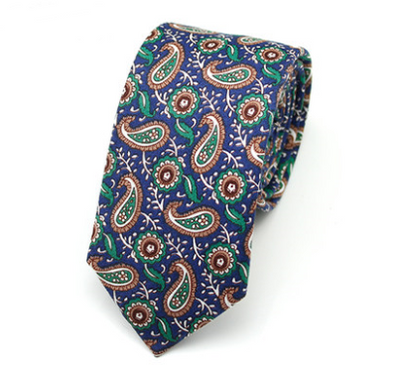 Corbata de Algodón con Estampado Moderno para Hombre - Image 9