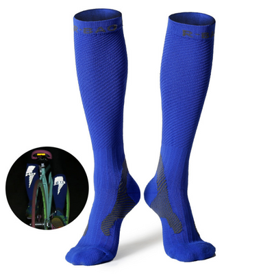 Calcetines Compresivos Largos para Correr Nocturno - Tubo Profesional - Image 3