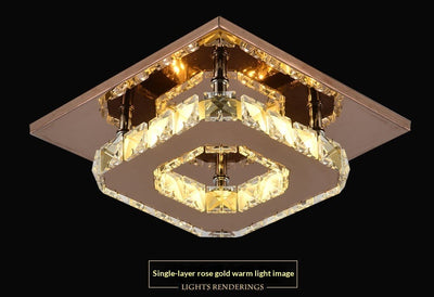 Lámpara de Techo LED Minimalista con Cristal - Image 14