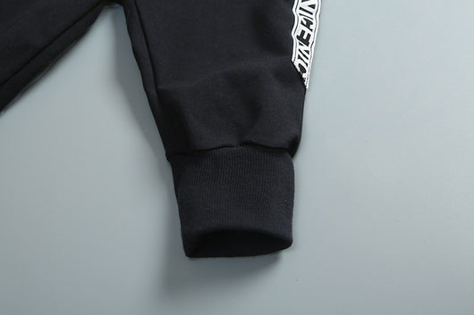 Sudadera con capucha estampado letras para niño - Image 13