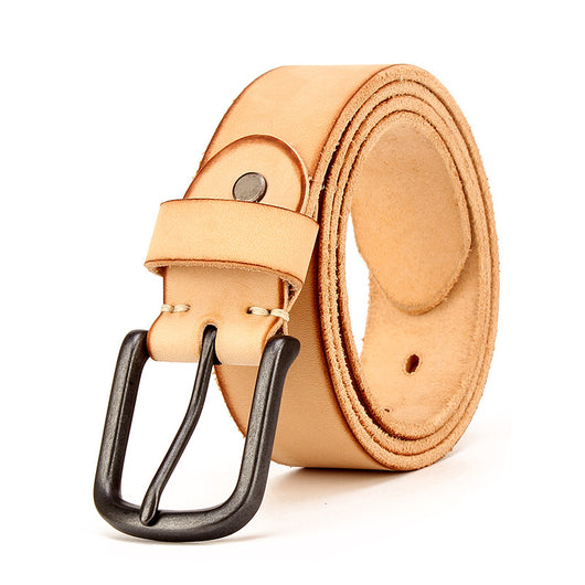 Cinturón de Cuero para Hombre con Hebilla de Pasador - Image 24