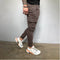 Pantalones Tejidos con Cintura Ajustable y Cierre