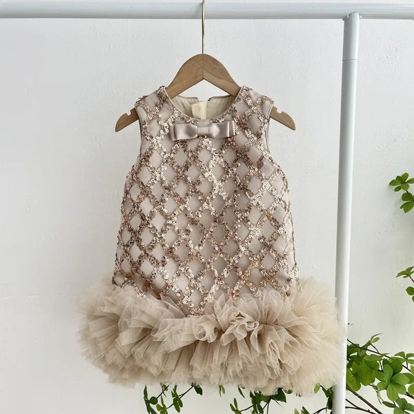 Vestido Rojo Navideño para Niñas - Diseño Festivo y Cómodo