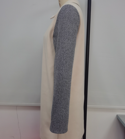 Gabardina Color Block Desabotonada - Estilo Casual Moderno - Image 8