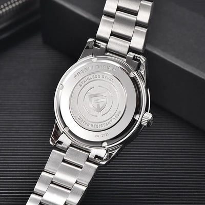 Reloj de Cuarzo para Hombre con Correa de Acero Inoxidable y Esfera Cielo Nocturno - Image 4