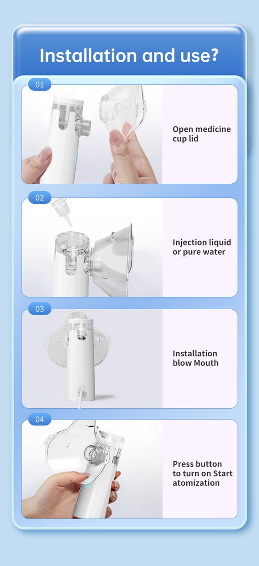 Nebulizador Portátil Silencioso de Malla Fina para Bebés y Familia - Image 12
