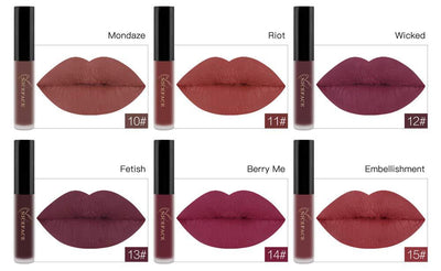 Labial Mate Larga Duración Resistente al Desvanecimiento - Image 33