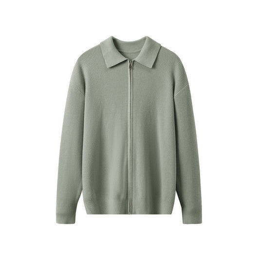 Cardigan de Lana con Cierre para Hombre - Suéter Tipo Saco Elegante - Image 3