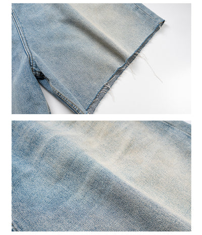 Shorts de Mezclilla Retro Holgados para Hombre - Estilo Verano - Image 15