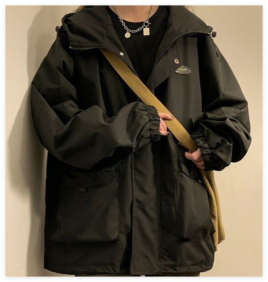 Chaqueta Estilo Americano Suelta Unisex - Diseño Tooling Versátil - Image 11
